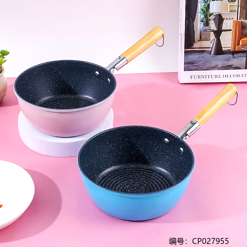 18cm Wooden Handle Milk Pot