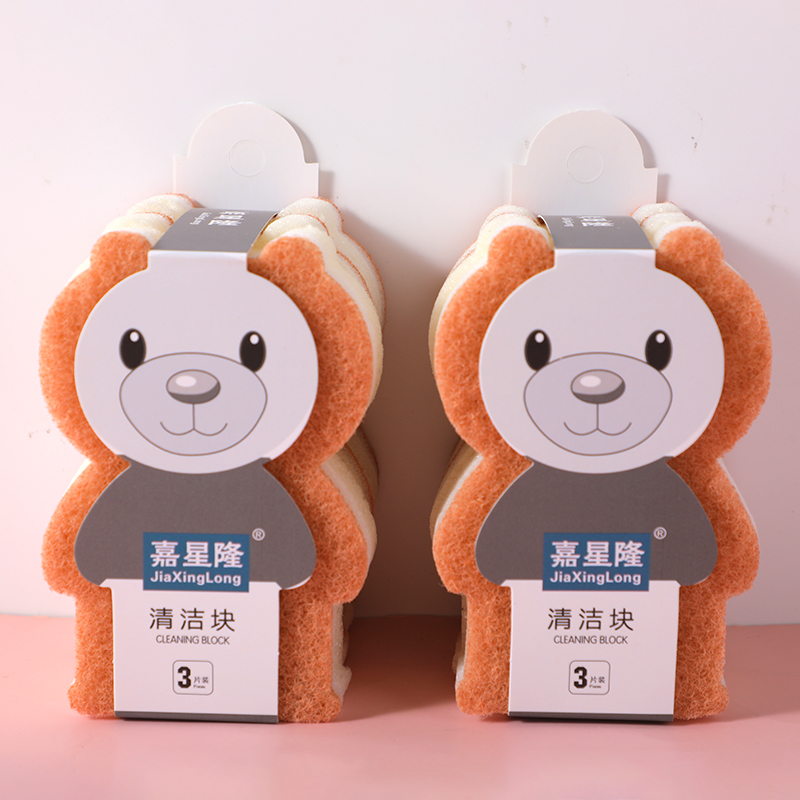 Bear Cleaning Block 3Pcs-4040