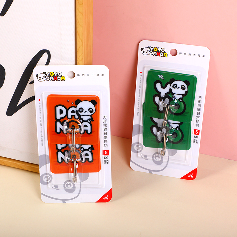 Square Panda Daily Hook 2Pcs