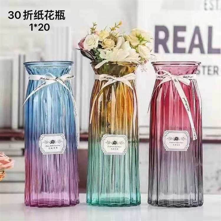 30 Origami Style Decorative Vases – Set of 30 | Flower Vase, Home Decor
