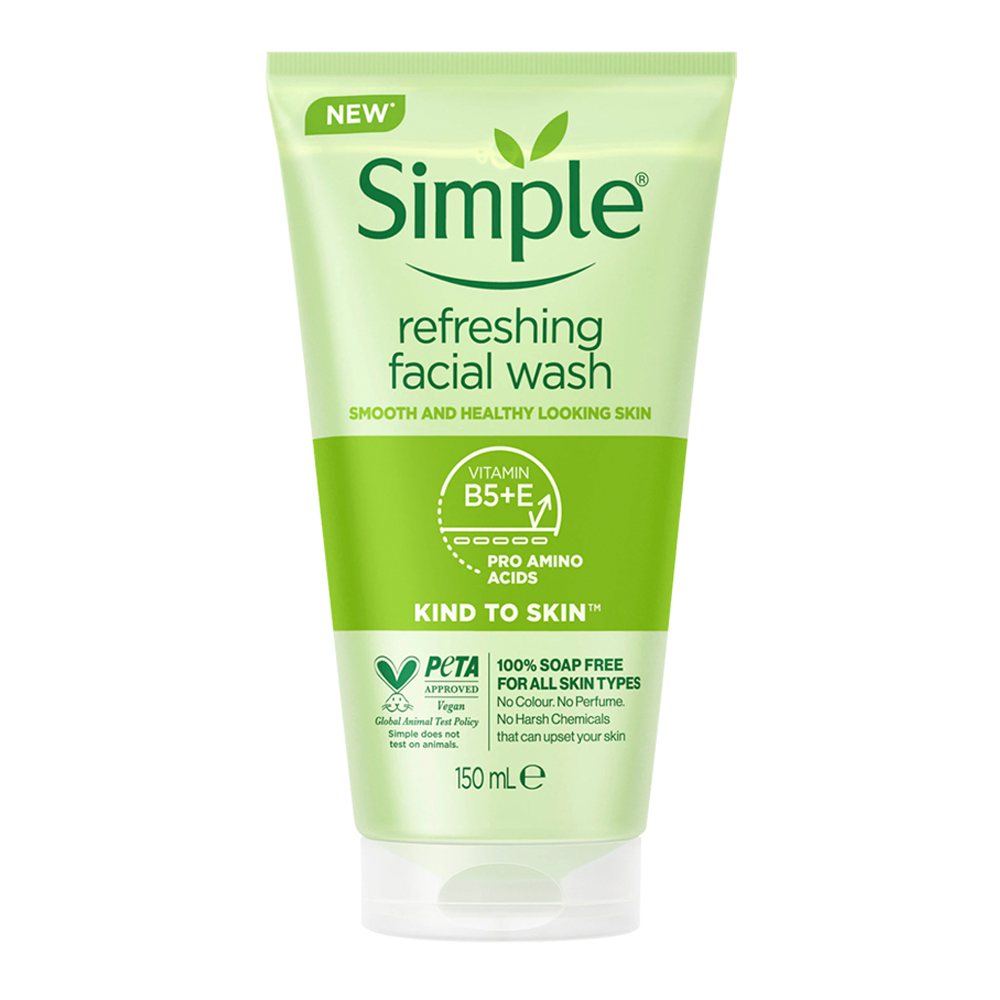 Simple Kind To Skin Refreshing Facial Wash Gel - 150ml