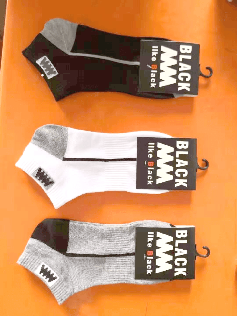 US Ankle Socks- Black MM 