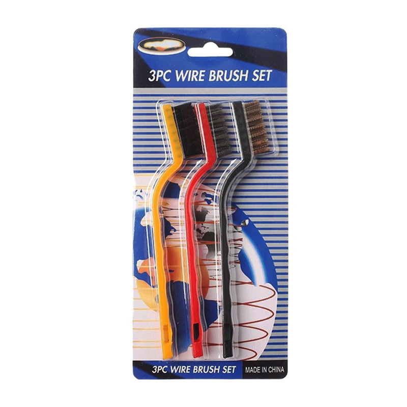 3-Piece Wire Brush Cleaning Set | Cleaning Tool, Wire Brush