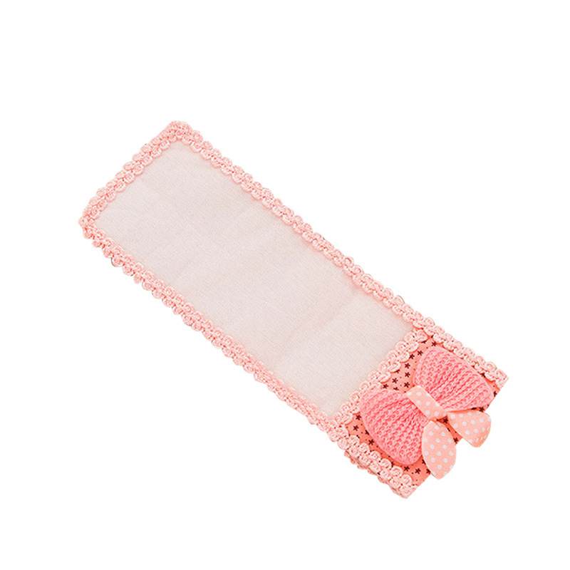 Wholesale Bow Pink Bear Fabric Remote Control Cover