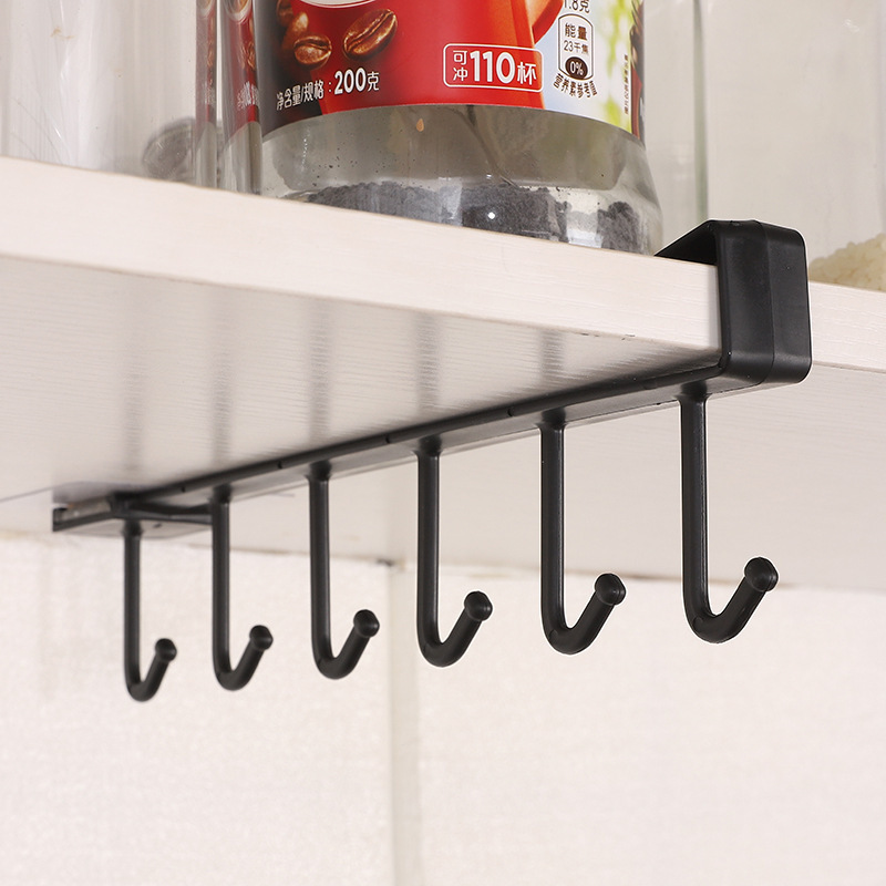 Kitchen Cabinet Door Hooks Multifunctional Hat Bag Towel