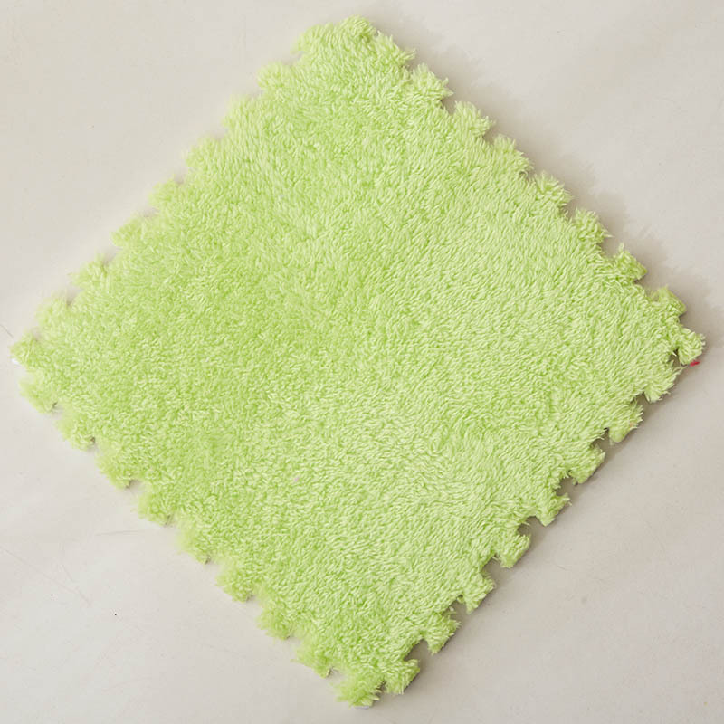 Plush Puzzle Soft Interlocking Tiles Floor Mat 