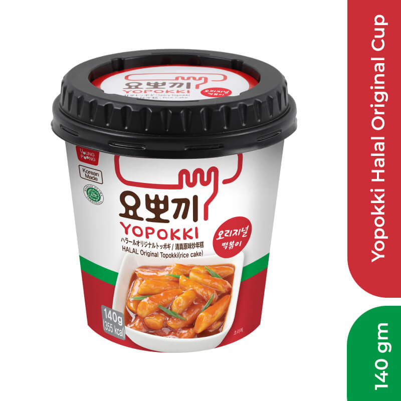 Yopokki Halal Original Cup 140gm