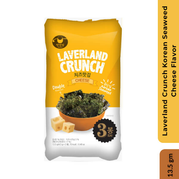 Laverland Crunch Korean Seaweed Cheese Flavor 13.5gm