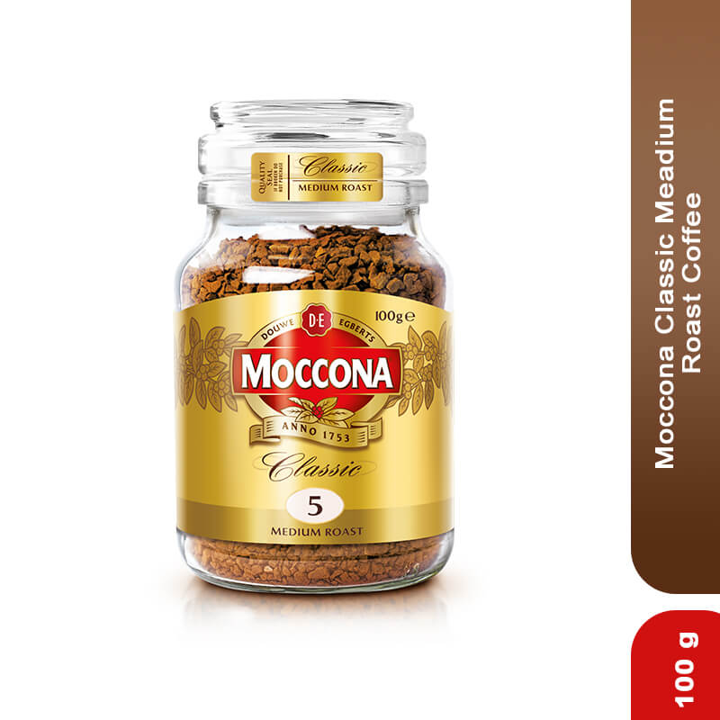 Moccona Classic Medium Roast Freeze-Dried Coffee 100gm