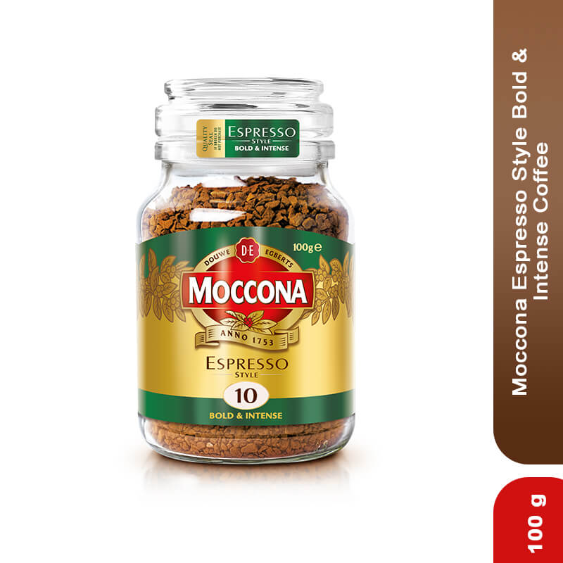 Moccona Espresso Style Bold & Intense Freeze-Dried Coffee 100gm