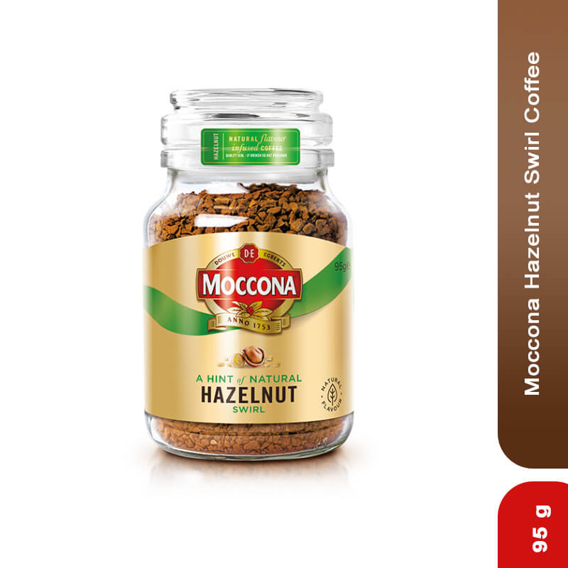 Moccona Hazelnut Swirl Freeze-Dried Coffee 95gm