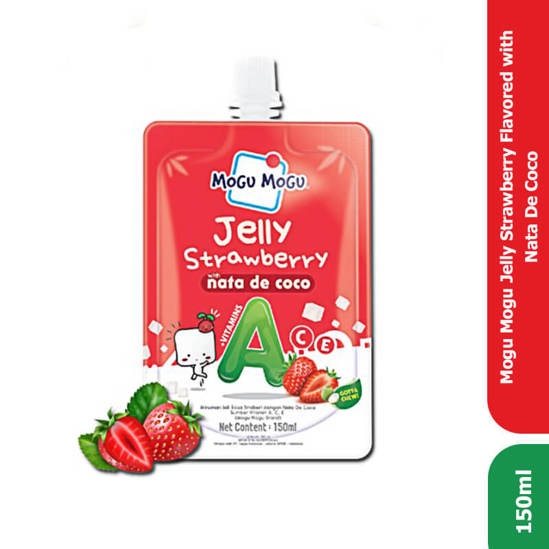 Mogu Mogu Jelly Strawberry with Nata De Coco