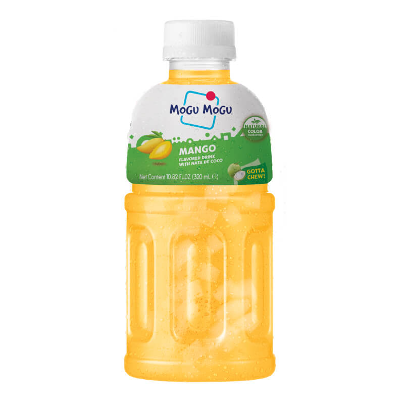 Mogu Mogu Mango Flavored Drink with Nata De Coco 320 ml