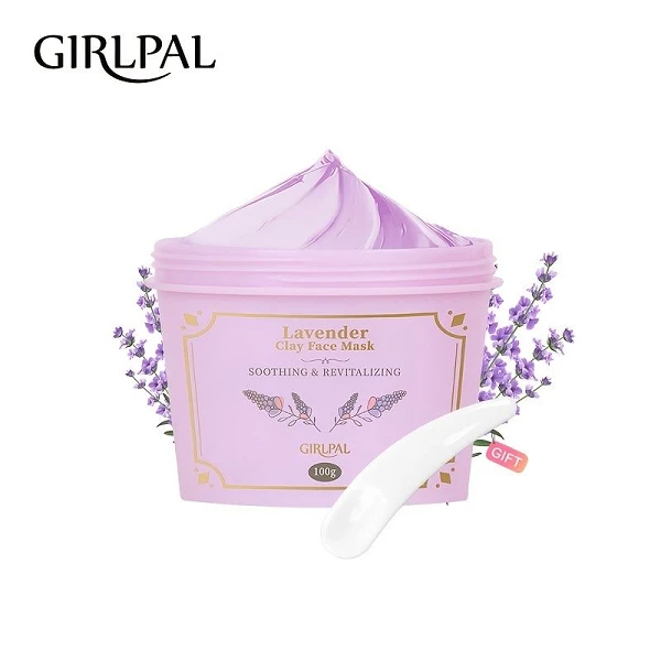 GIRLPAL LAVENDER CLAY FACE MASK-100g