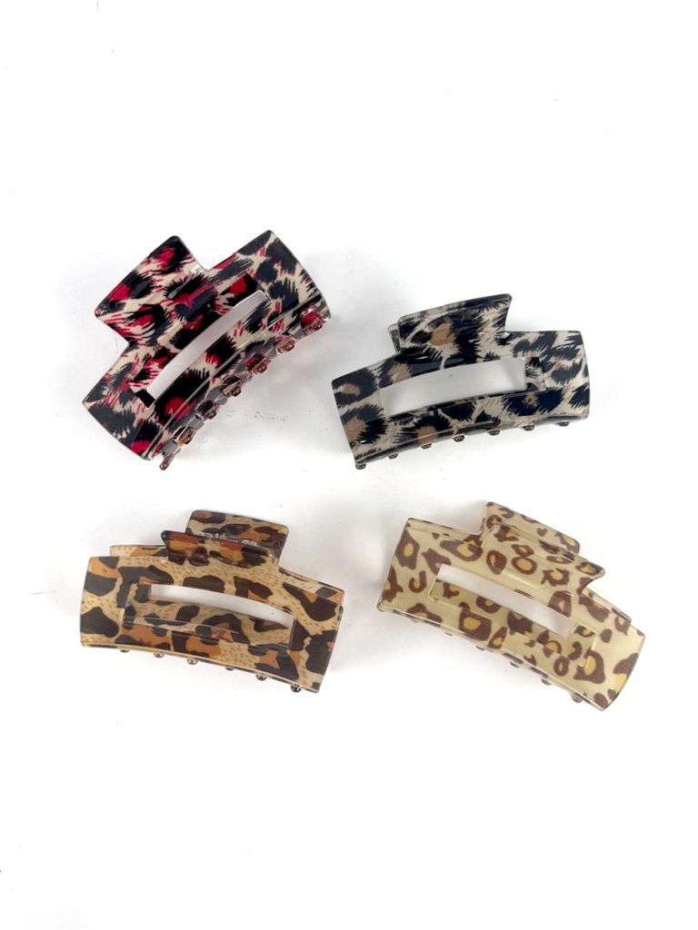 Leopard Print Hair Clip