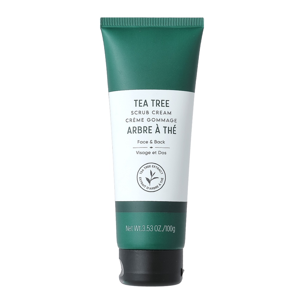 Tea Tree Scrub Cream (Face  Back)