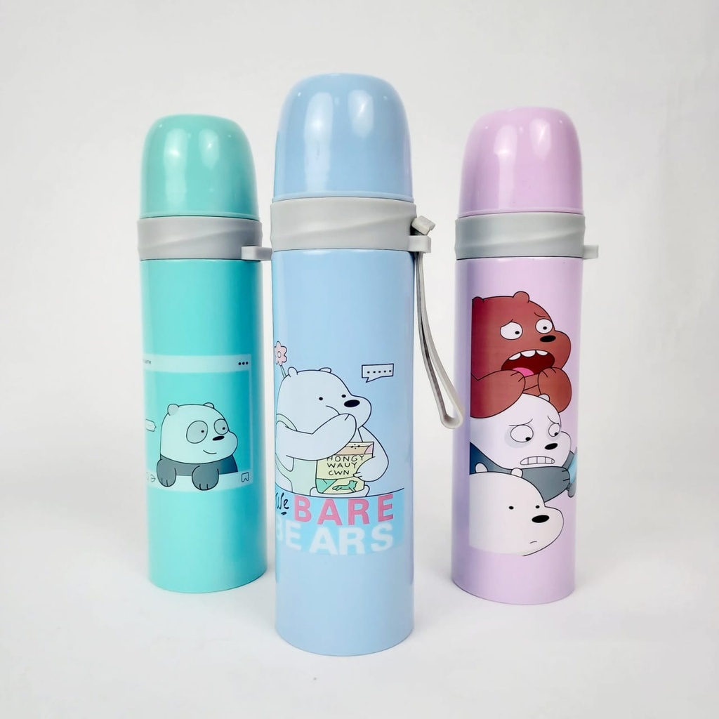 Adorable Bear Insulated Water Bottle