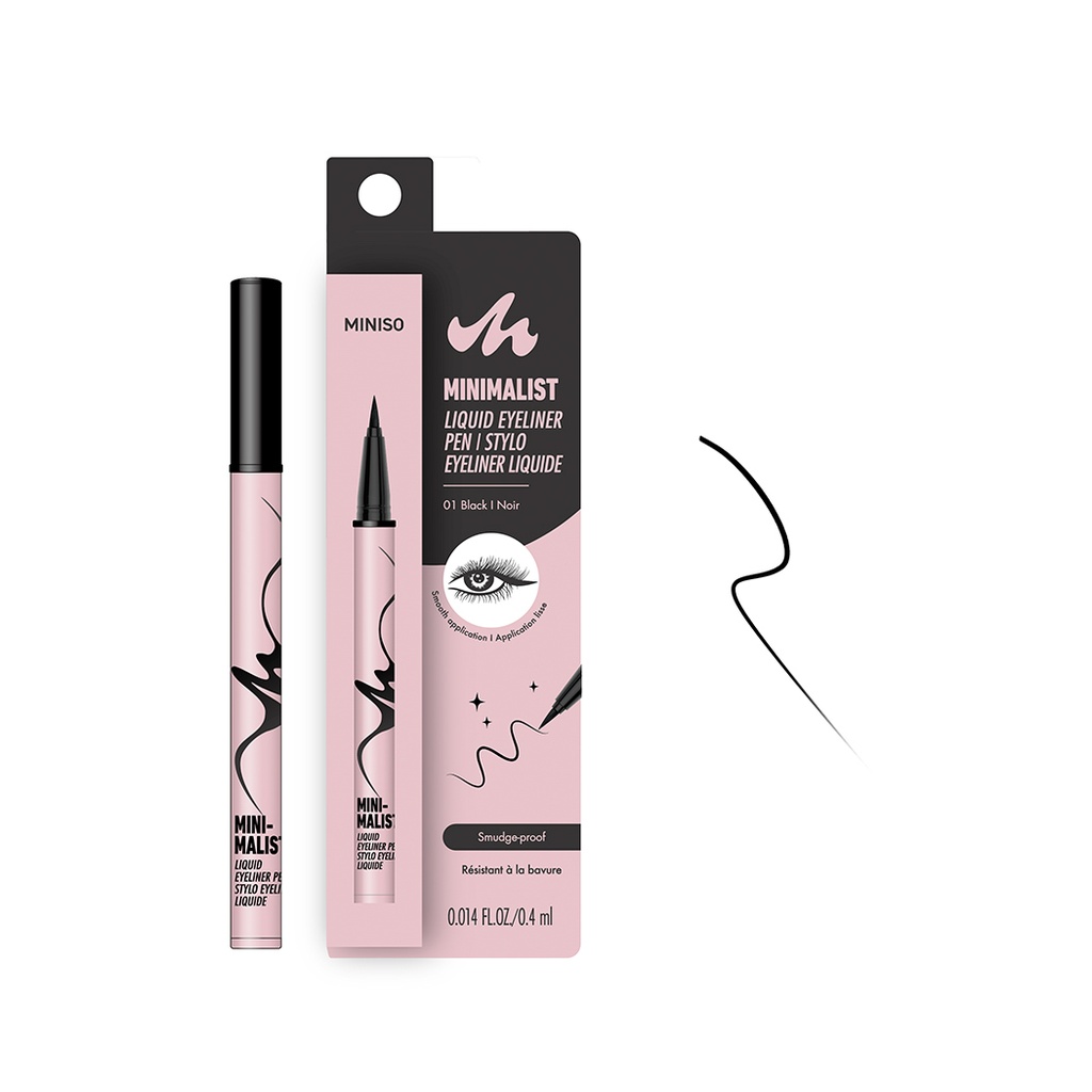 Minimalist Liquid Eyeliner Pen(01 Black)