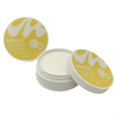 Minimalist Nail Polish Remover Wipes(Lemon Scented)