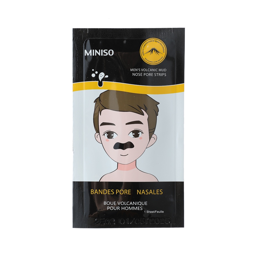 Mens Volcanic Mud Nose Pore Strips (10 pcs)