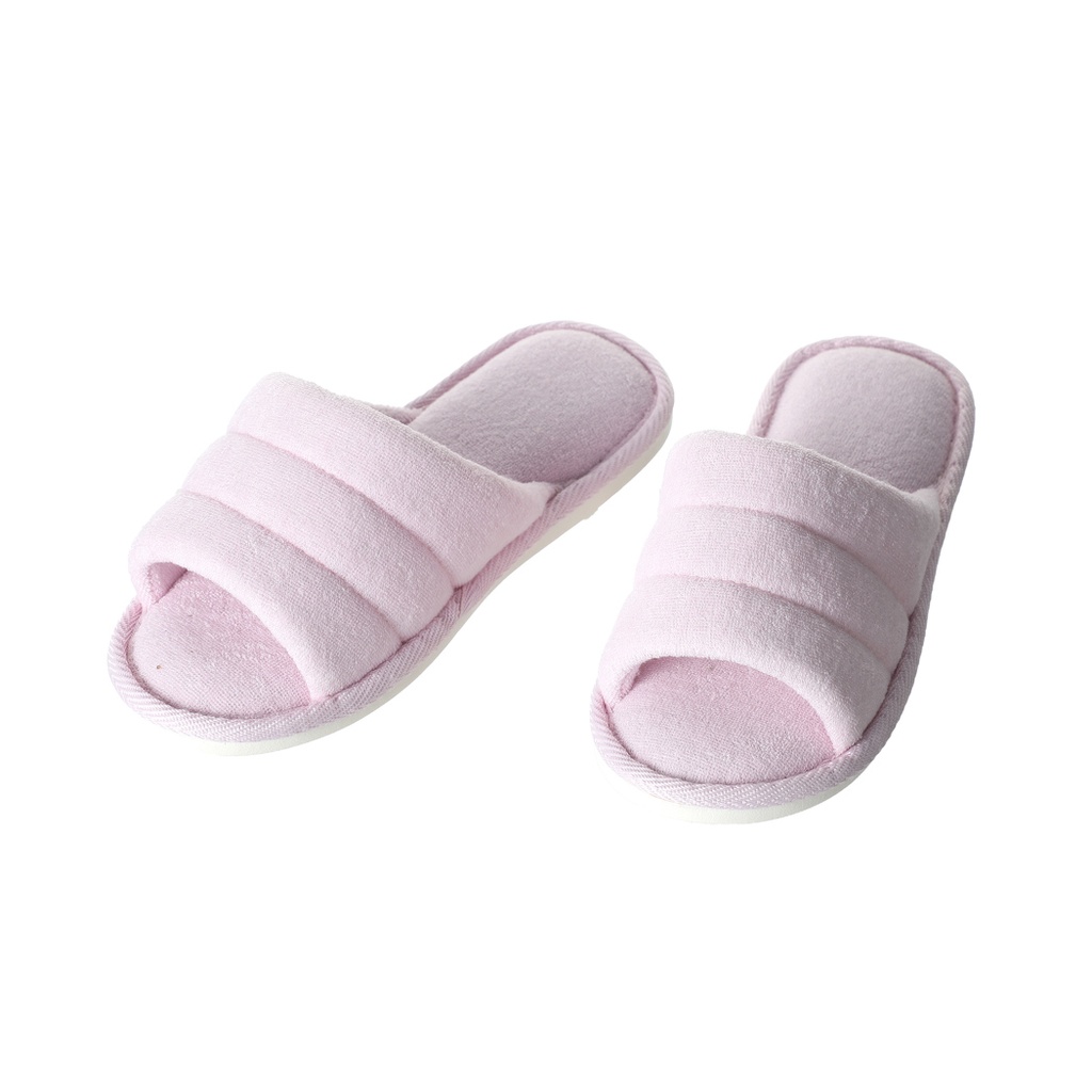 Caterpillar Womens Open Toe Plush Slippers  (Purple,39-40)