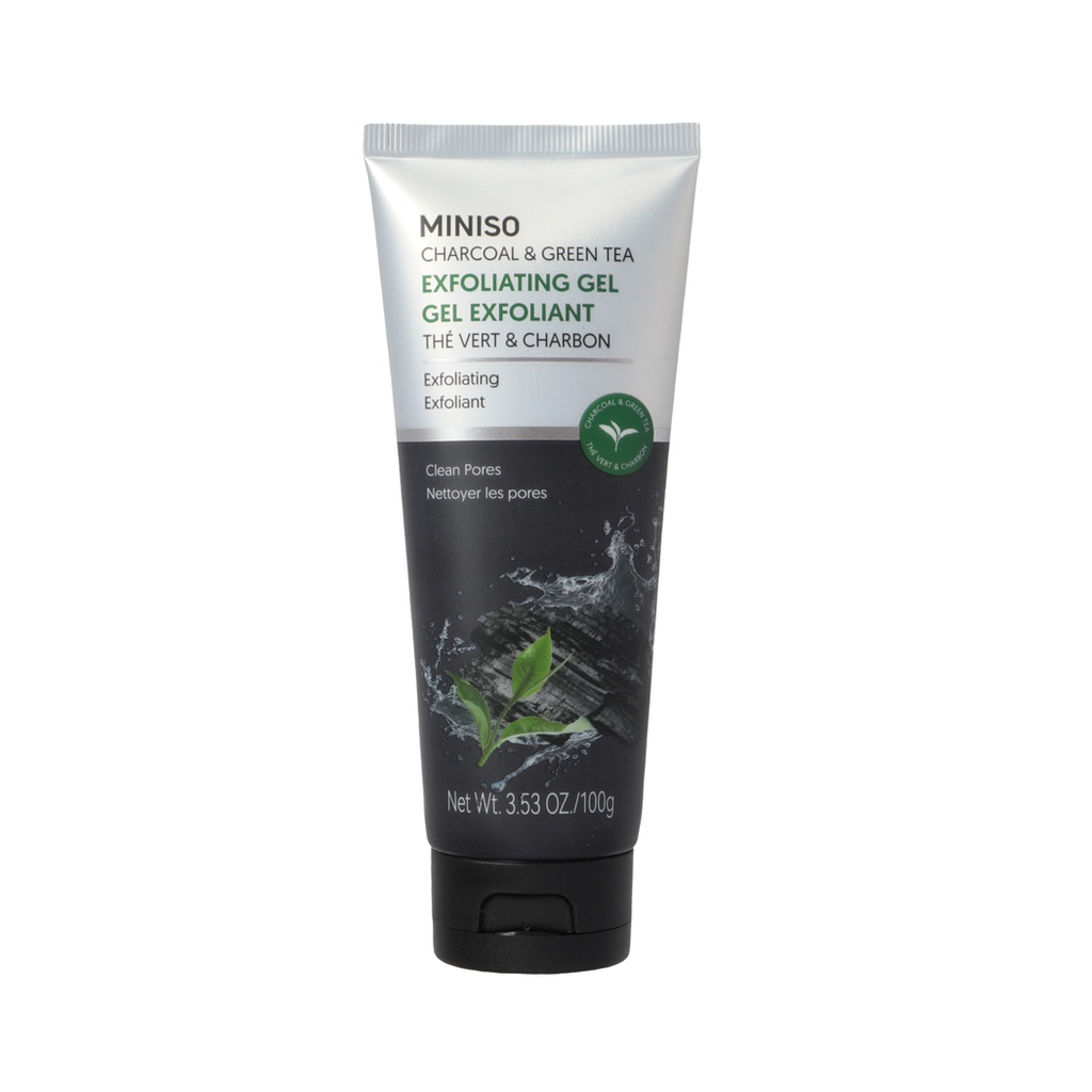 Charcoal & Green Tea Exfoliating Gel