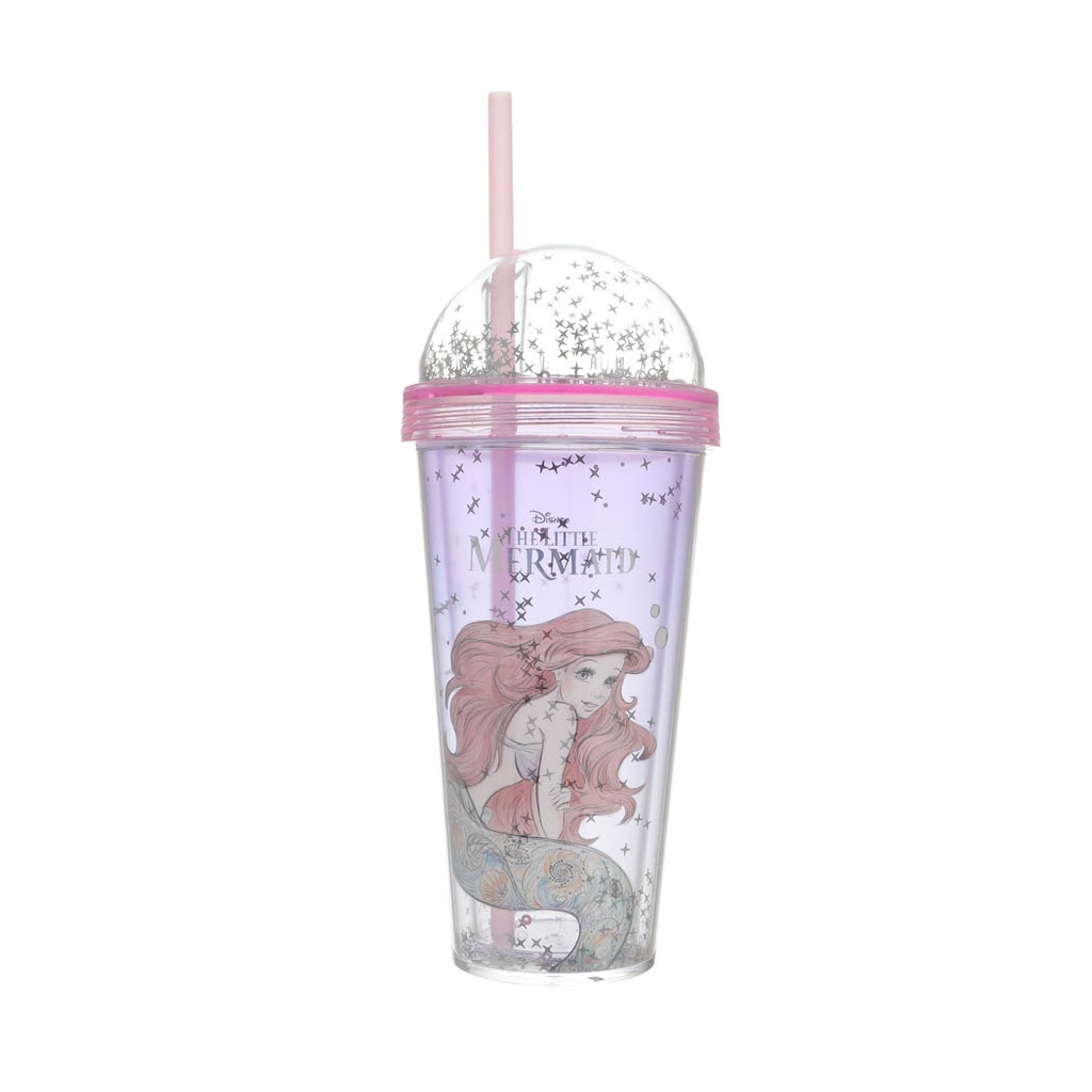 Disney The Little Mermaid Collection Double Wall Tumbler with Straw (420mL)