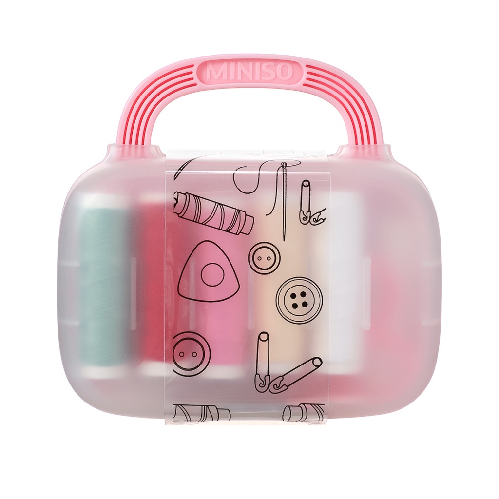 Sewing Accessories Organizer with Handle (Pink)