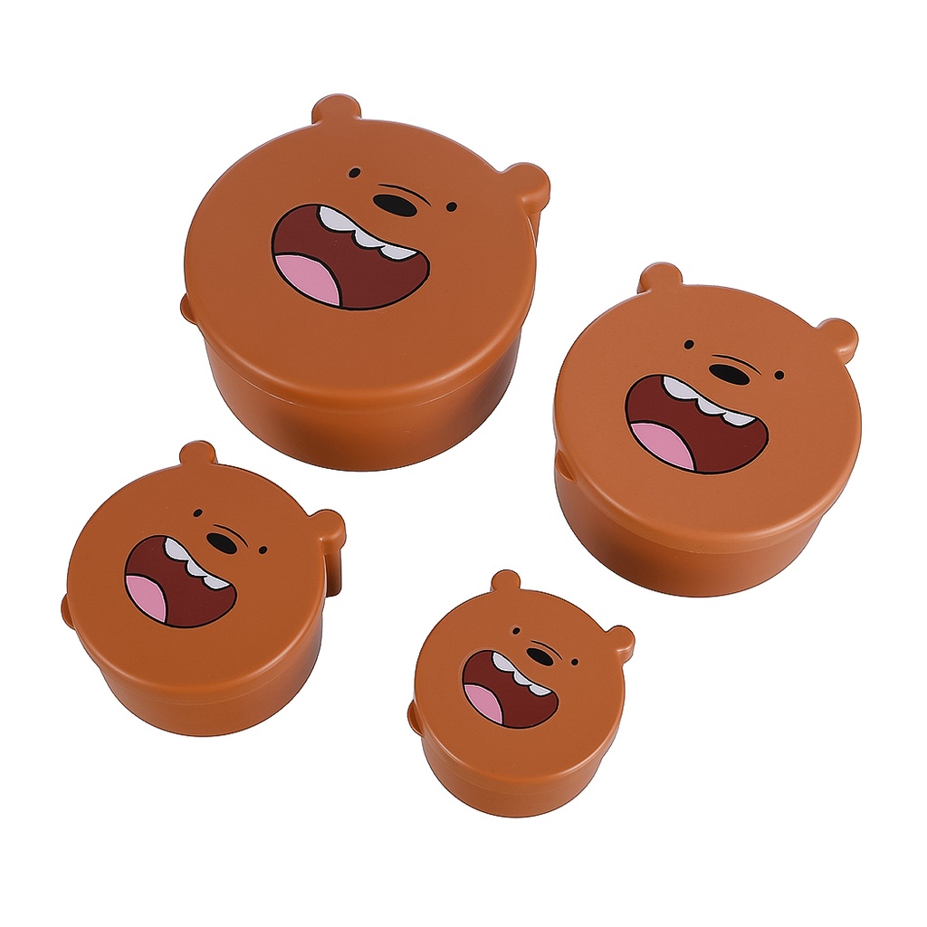 We Bare Bears Food Container Set(Grizzly)