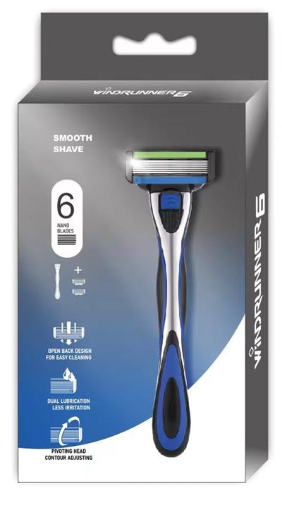 Mens Premium 6-Layer Razor (Blue)