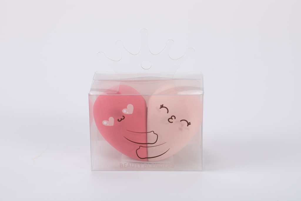 Pink Romance Series Makeup Sponge Set (2 Pcs)