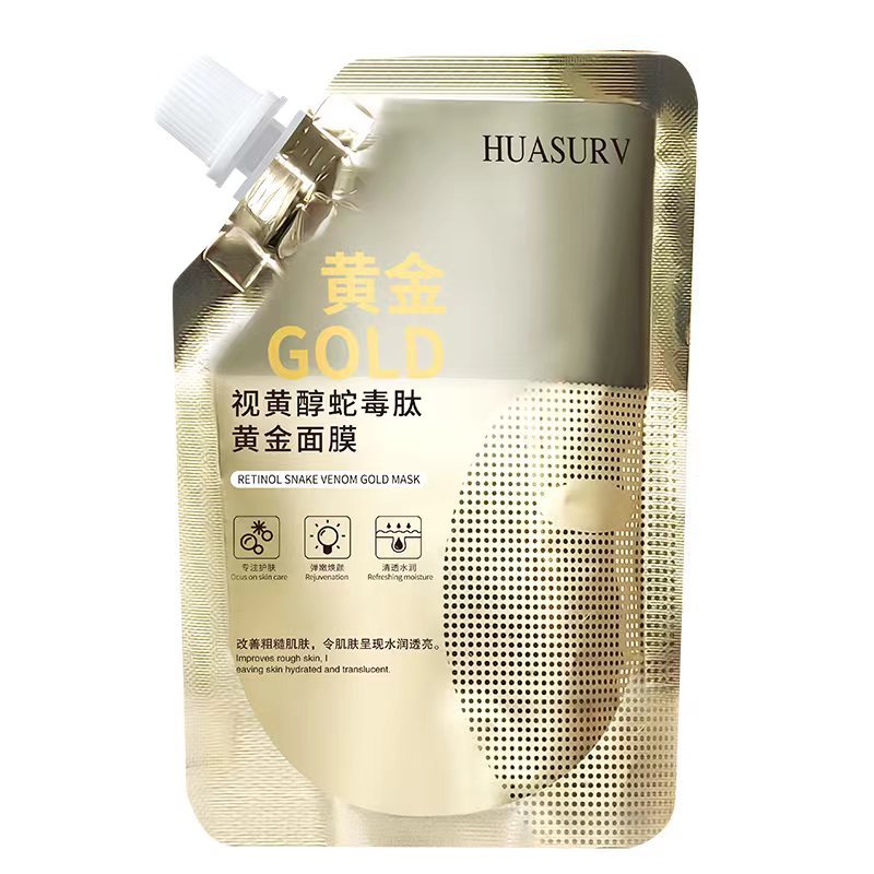 Wasser Retinol Snake Venom Peptide Gold Mask