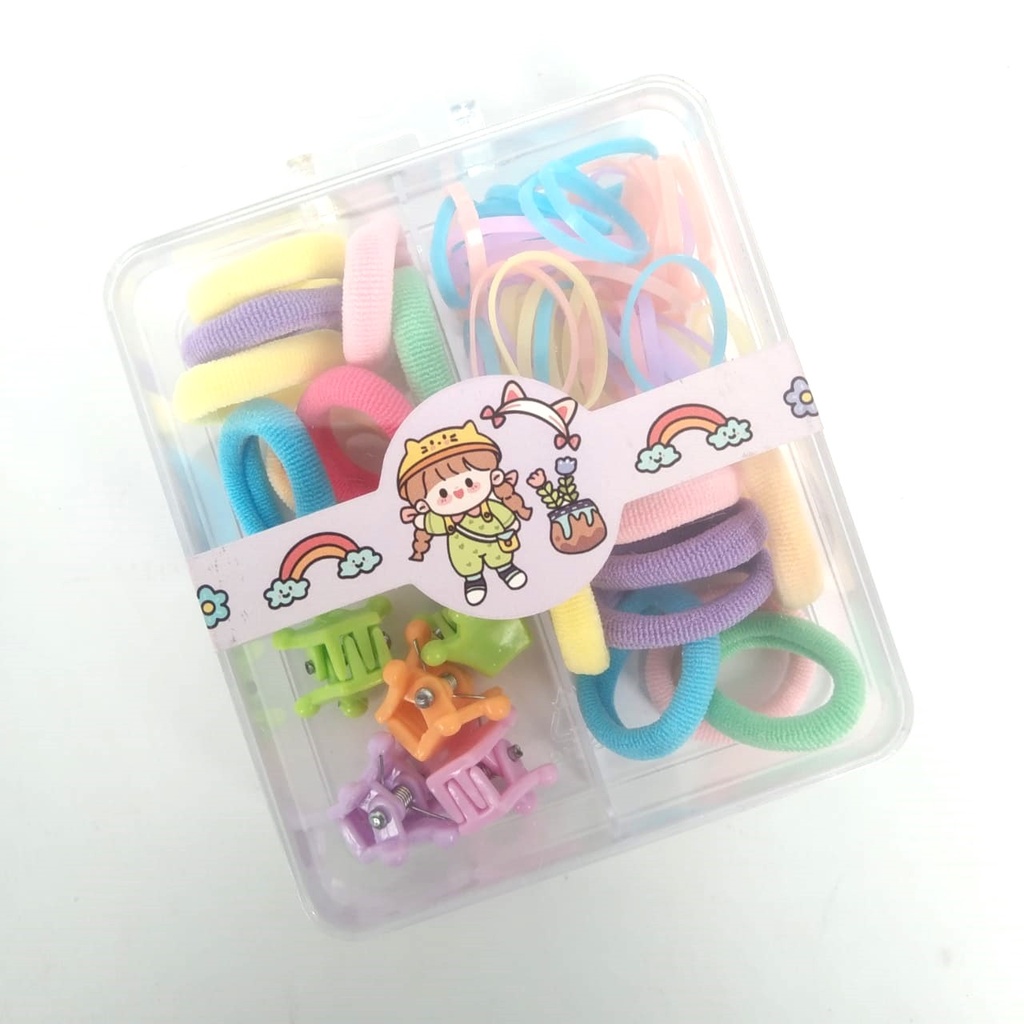 Children's Small Hair Rubber Band Baby Clip