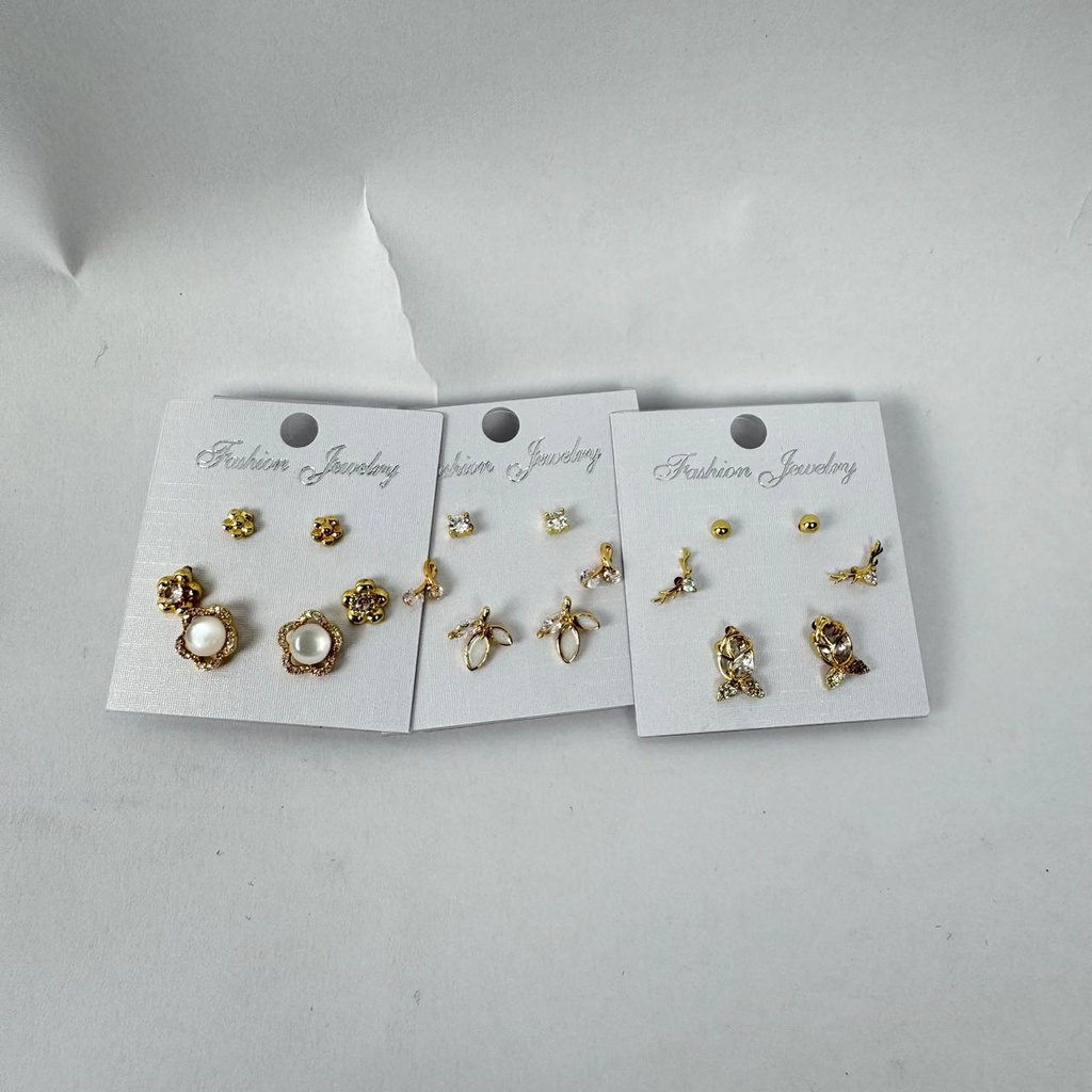 Trending 3 Pair Earring