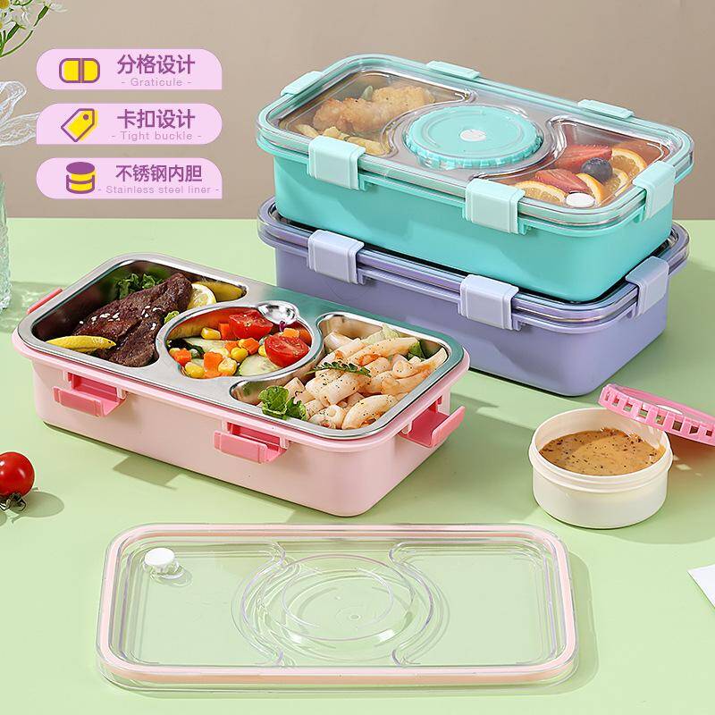 3-Box Bowl Combo Lunch Box