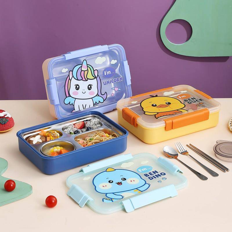 Mengfun Stainless Steel Lunch Box +Soup Bowl 2539