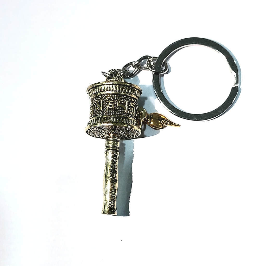 Prayer Wheel Keychain