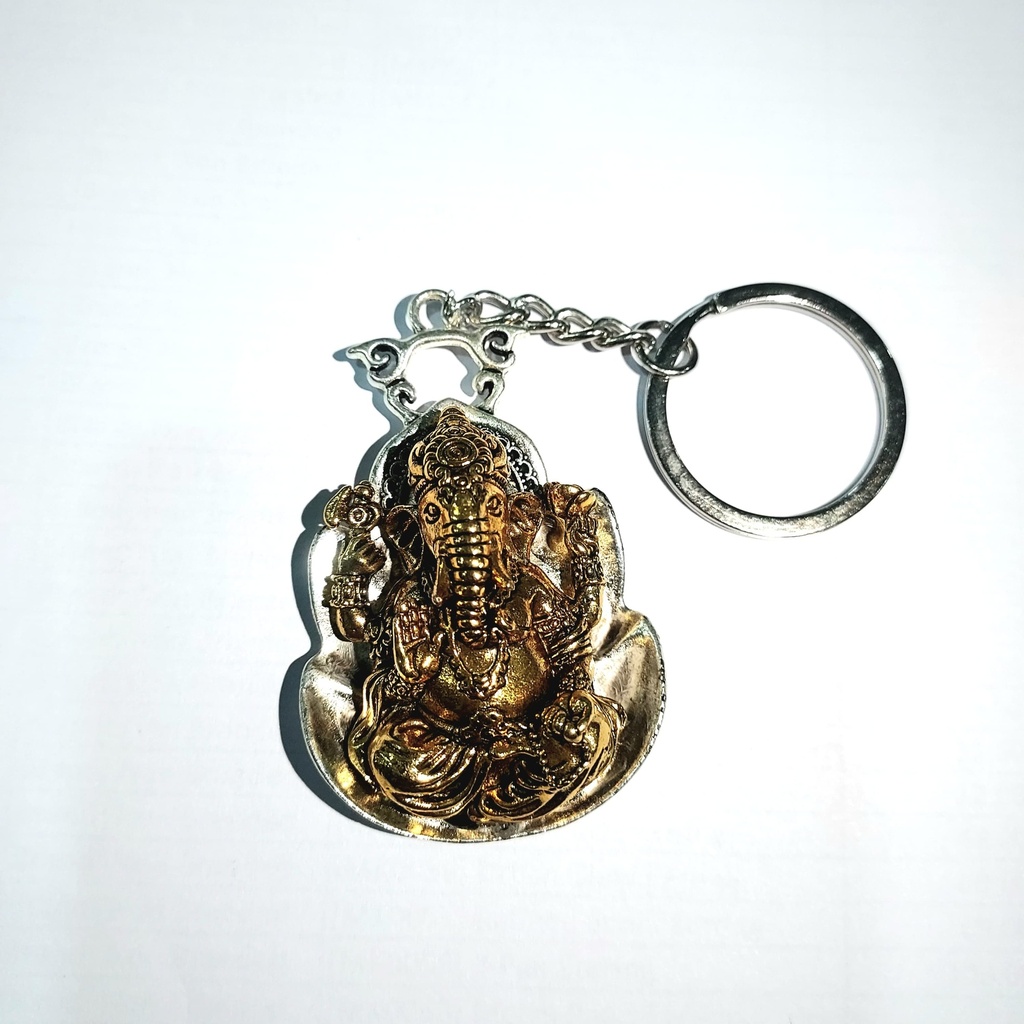 Metal Ganesh Keychain