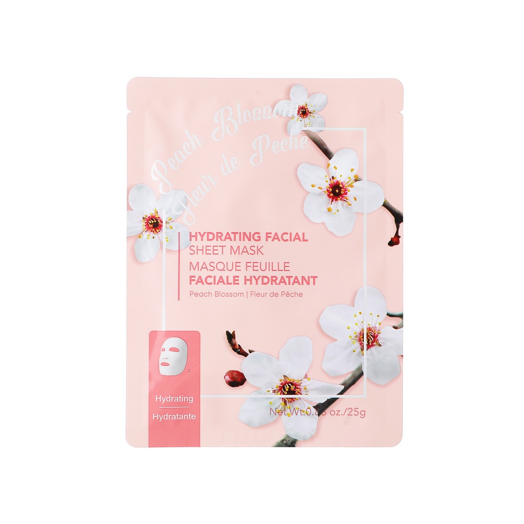 Hydrating Facial Sheet Mask(Peach Blossom)