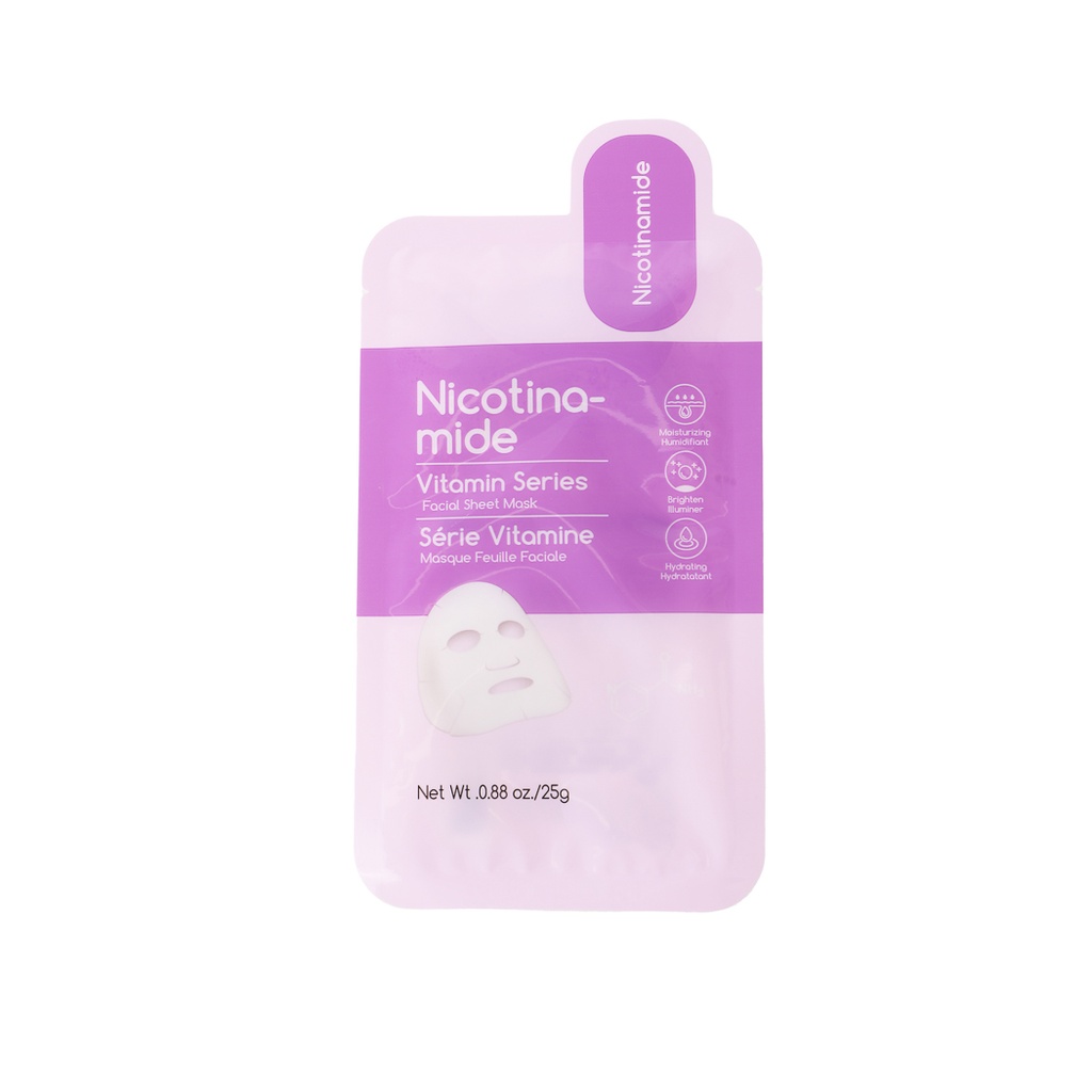 Vitamin Series Facial Sheet Mask (Nicotinamide)