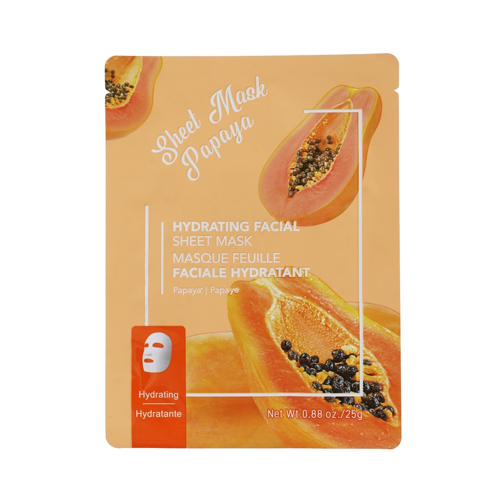 Hydrating Facial Sheet Mask (Papaya)