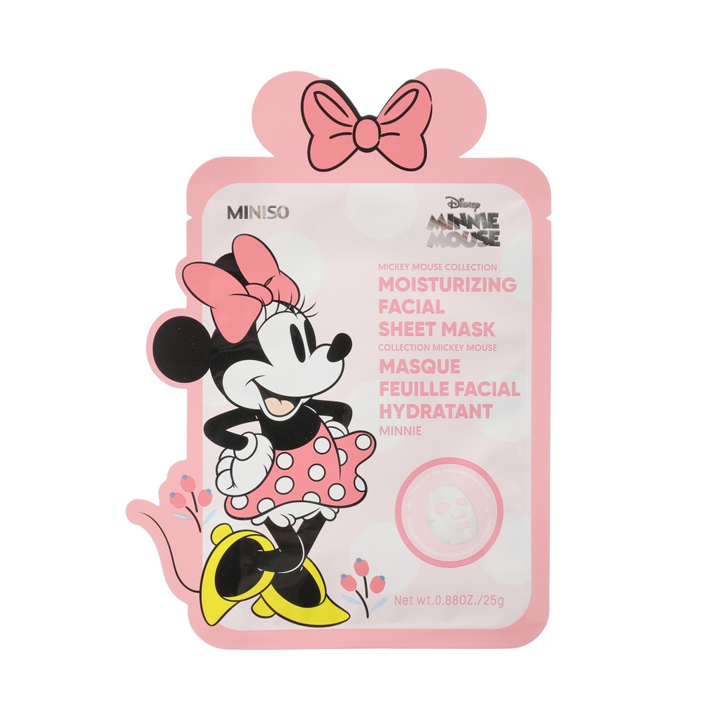 Mickey Mouse Collection Moisturizing Facial Sheet Mask(Minnie)