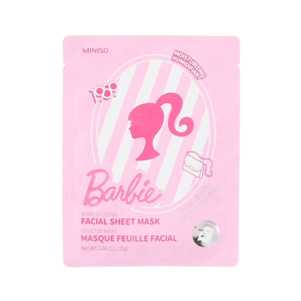 Barbie Collection Facial Sheet Mask(Hyaluronic Acid)