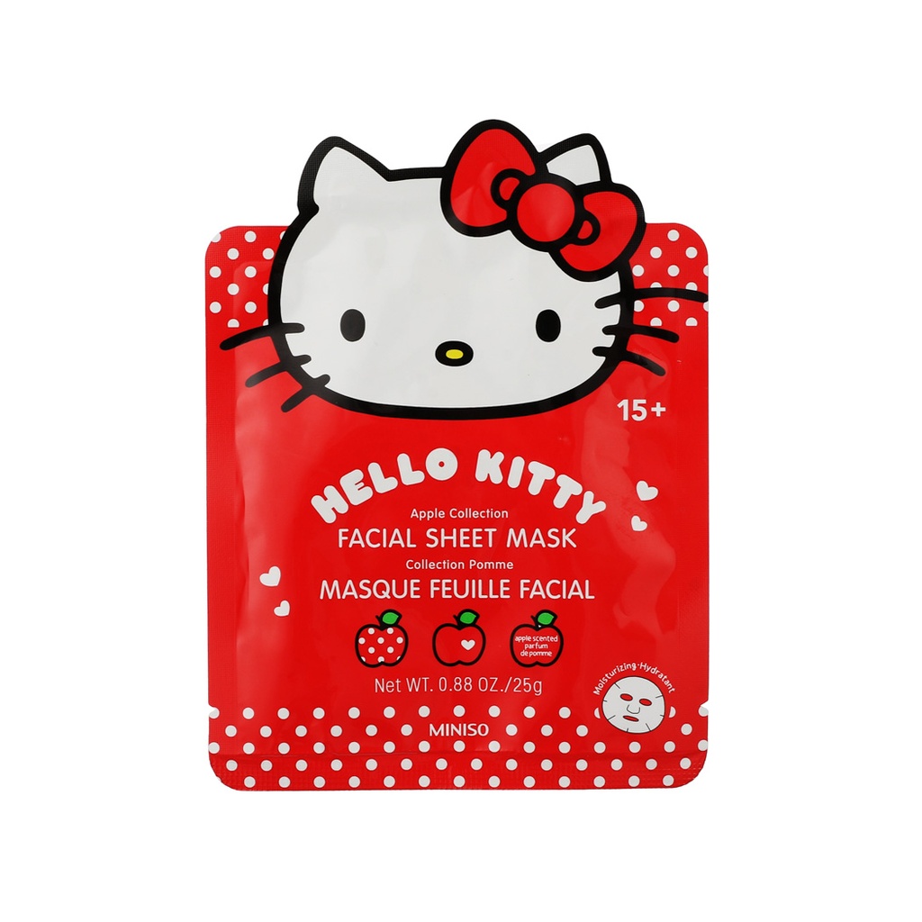 Hello Kitty Apple Collection Facial Sheet Mask