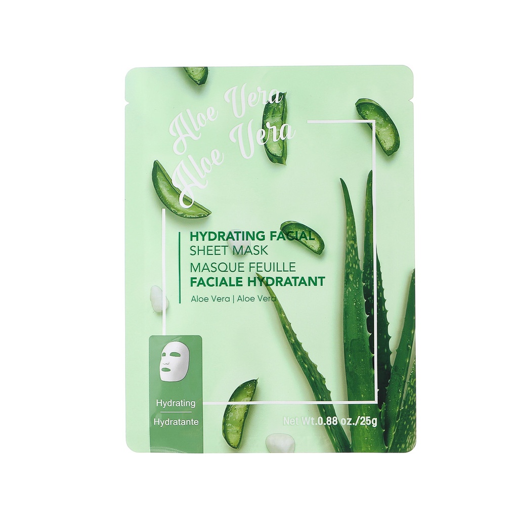 Hydrating Facial Sheet Mask(Aloe Vera)