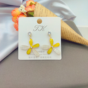 Korean Style Rhinestone Flower Earring
