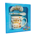 Blue Birthday Cup set