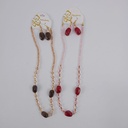 Gemstone Necklace with Earring 2.0