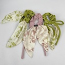 Floral Bow Knot Hair Ties