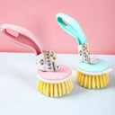 High efficiency handle pot brush